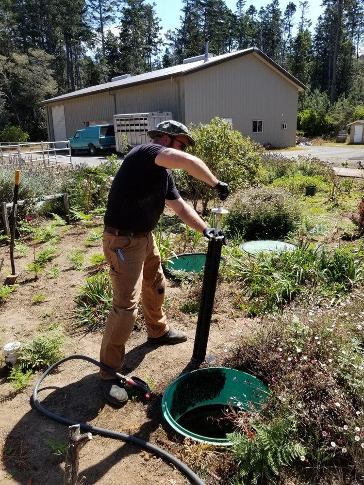 Septic and sewer work in the field
